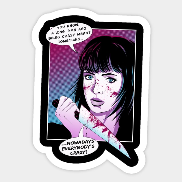 Pop Art Horror Show Sticker by willblackb4